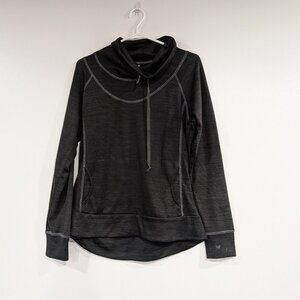 Kuhl Cowl Neck Sweater Charcoal Grey Size Large